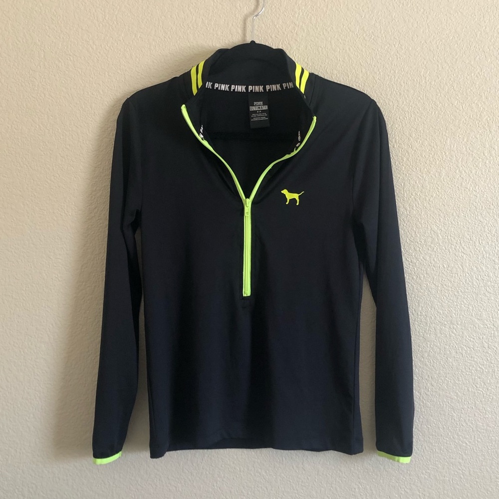 PINK Activewear Quarter Zip Pullover